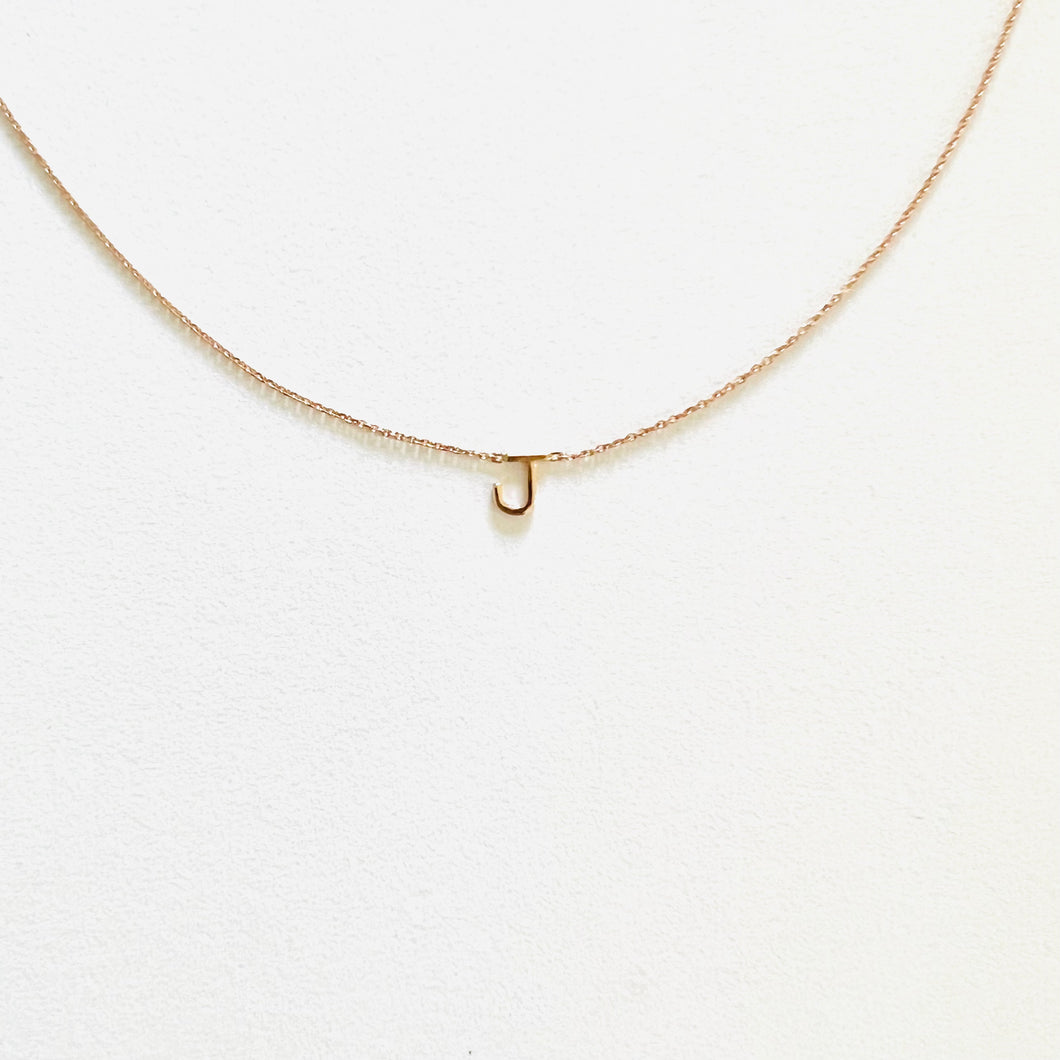 Necklace JOSEPHINE 18K Gold Chain Necklace Letter