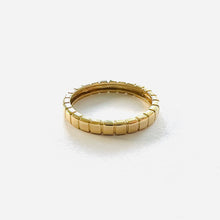 Load image into Gallery viewer, Ring CAROLINE - Square Band Ring 18K Gold
