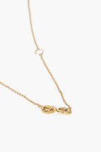 Load image into Gallery viewer, Necklace REGINE 18K Gold Necklace &amp; Baguette Blue Sapphire
