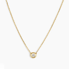 Load image into Gallery viewer, Necklace ODILE 18K Gold Necklace with Diamond 0.10 Ct
