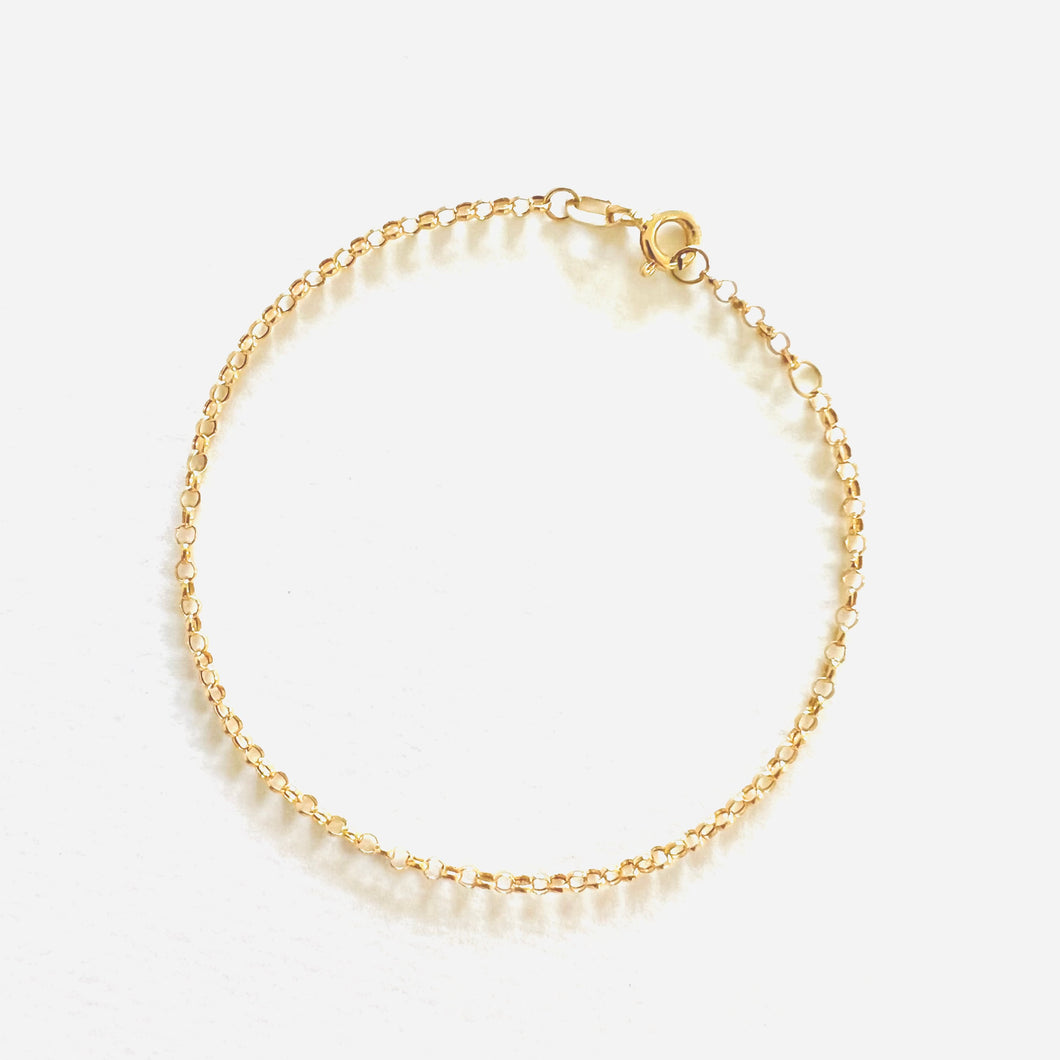 Bracelet AUGUSTINE - Chain Bubble Link Bracelet 18K Gold