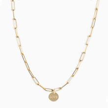 Load image into Gallery viewer, Necklace CHRISTINE 18K Gold Necklace Square Link Chain
