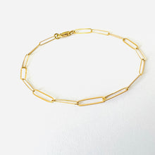 Load image into Gallery viewer, Bracelet MAUD - Chain Squared Links 18K Yellow Gold
