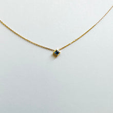 Load image into Gallery viewer, PAULA 18K Gold Necklace &amp; Pricess Sapphire
