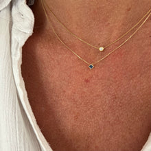 Load image into Gallery viewer, PAULA 18K Gold Necklace &amp; Pricess Sapphire
