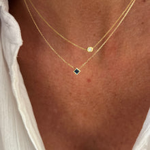 Load image into Gallery viewer, PAULA 18K Gold Necklace &amp; Pricess Sapphire
