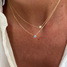 Load image into Gallery viewer, PAULA 18K Gold Necklace &amp; Pricess Sapphire
