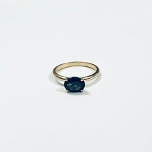 Load image into Gallery viewer, Ring SALI - Blue Sapphire Ring 18K Gold 1.2ct

