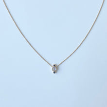 Load image into Gallery viewer, Necklace NOA 18K Gold Moonstone &amp; Blue Sapphire
