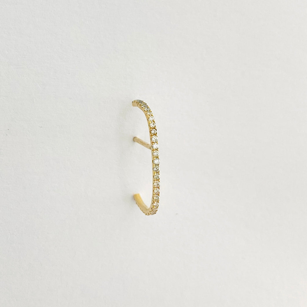Earrings PALMYRE 18K Gold Suspender Diamond Earrings