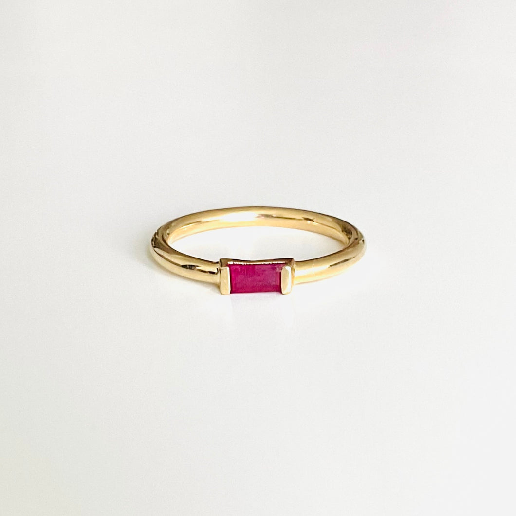 Ring VICTOIRE 18K Gold Ring RUBY