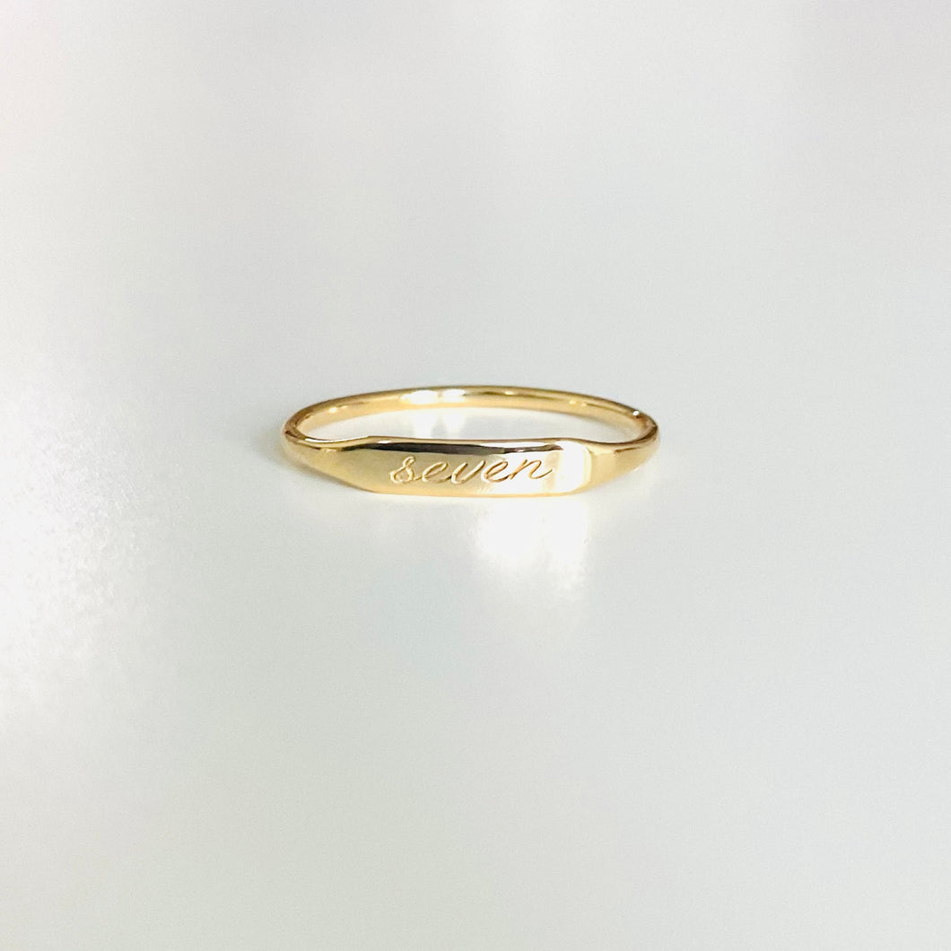 Ring ELEVEN 18K Solid Gold Ring