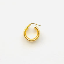Load image into Gallery viewer, Earrings ANNE - 18K Yellow Gold Hollow Hoop Earrings
