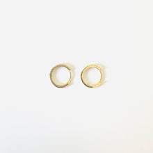 Load image into Gallery viewer, Earrings GAIA - 18K Yellow Gold Diamonds Hoop Earrings
