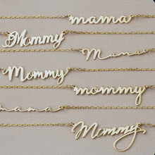 Load image into Gallery viewer, Necklace BIANCA 18K Gold Chain Necklace Letters
