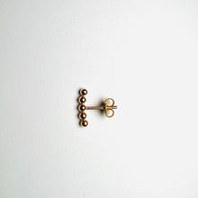Load image into Gallery viewer, Earrings MARA - FIVE Bubble Stud &amp; 18K gold
