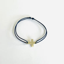 Load image into Gallery viewer, Bracelet Augustin  - Cross Cordon Bracelet - Engraving On Demand
