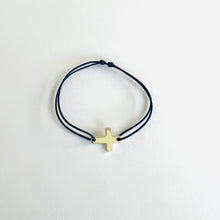 Load image into Gallery viewer, Bracelet Augustin  - Cross Cordon Bracelet - Engraving On Demand
