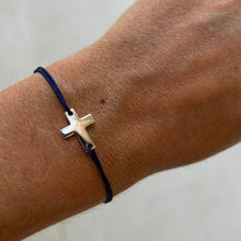 Load image into Gallery viewer, Bracelet Augustin  - Cross Cordon Bracelet - Engraving On Demand
