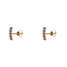 Load image into Gallery viewer, Earrings MARA - FIVE Bubble Stud &amp; 18K gold
