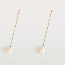 Load image into Gallery viewer, Earrings Extension COCO Universal Pendent Pearl 18K Gold
