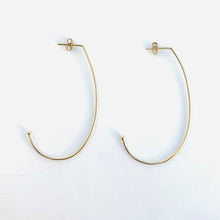 Load image into Gallery viewer, Hoop Earrings MEDINA - 18K Yellow Gold
