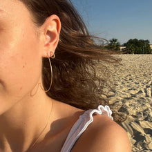 Load image into Gallery viewer, Hoop Earrings MEDINA - 18K Yellow Gold
