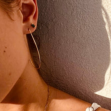 Load image into Gallery viewer, Hoop Earrings MEDINA - 18K Yellow Gold
