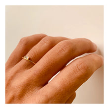 Load image into Gallery viewer, Ring ANNE-LAURE 18K Gold Ring Diamond 0.06 Ct
