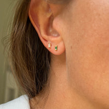 Load image into Gallery viewer, Earrings YVONNE 3 in 1 - 18K Gold Baguette Diamond 0.06ct
