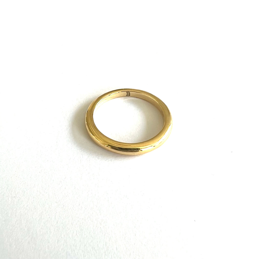 Ring ANGI -  Bubbled 18K Solid Gold Ring