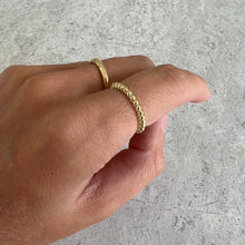 Load image into Gallery viewer, Ring MIMO - Twist Ring 18K Solid Gold
