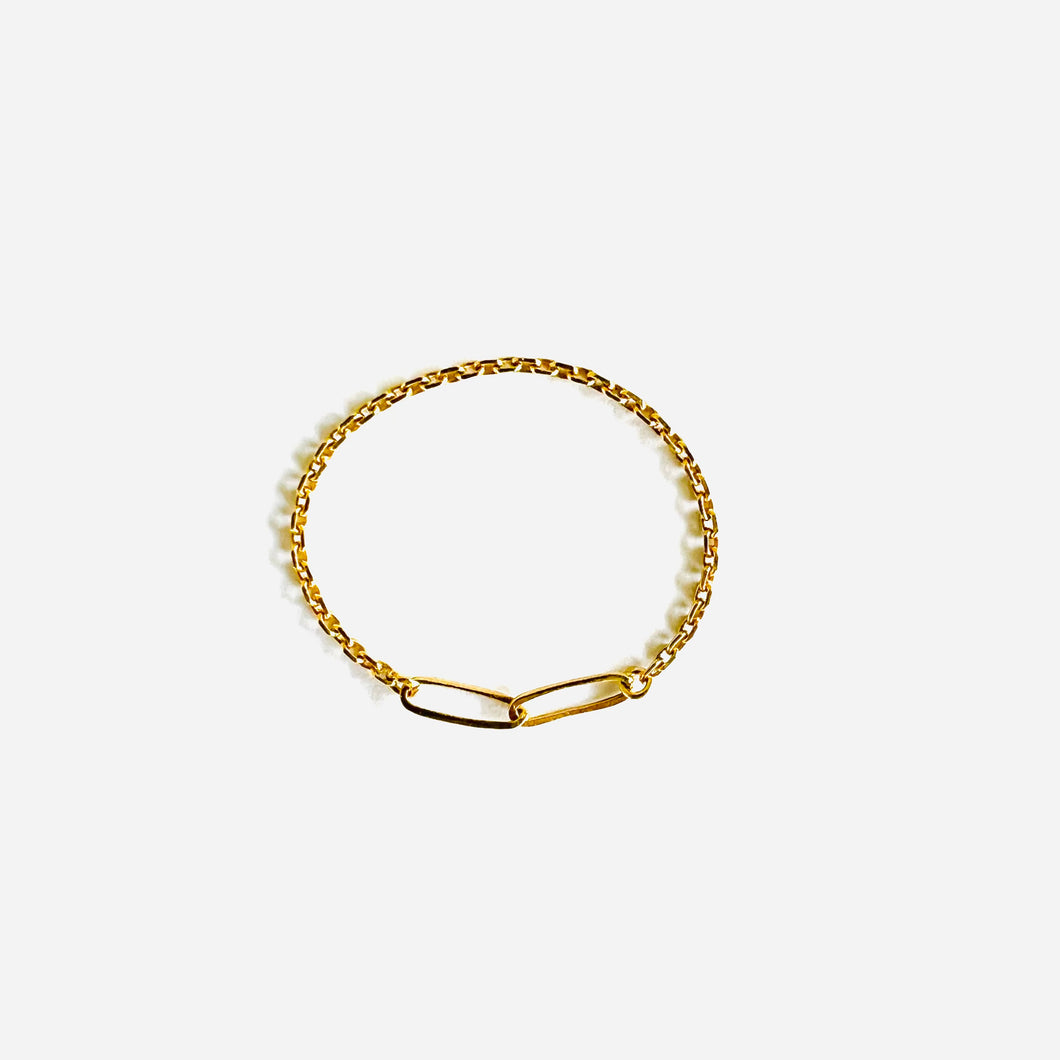 Ring CAMILLE 18K Gold Chain Ring