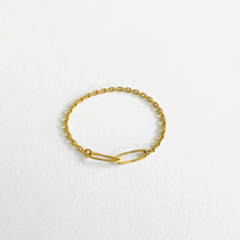 Load image into Gallery viewer, Ring CAMILLE 18K Gold Chain Ring
