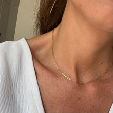 Load image into Gallery viewer, Necklace ANDREA 18K Yellow Gold Necklace Squared Links

