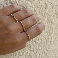 Load image into Gallery viewer, Ring INES - 18K Gold Bubble Ring With 6 Diamonds
