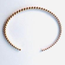 Load image into Gallery viewer, Bracelet Bangle Francoise - Open Bangle Bubble 18K Gold
