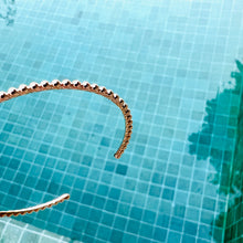 Load image into Gallery viewer, Bracelet Bangle Francoise - Open Bangle Bubble 18K Gold
