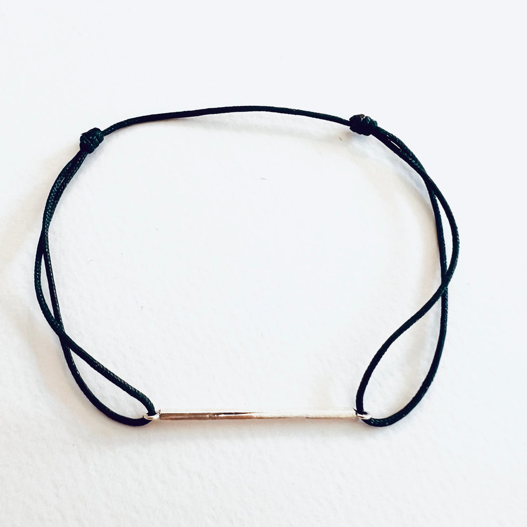 Bracelet PIERRE - Line Cordon Bracelet - Engraving On Demand