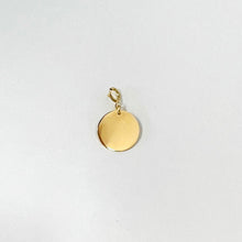 Load image into Gallery viewer, LORAINE Medal With Lock 18K Gold Engraving On Demand
