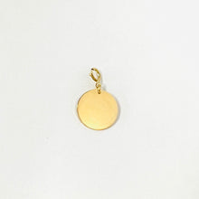 Load image into Gallery viewer, LORAINE Medal With Lock 18K Gold Engraving On Demand
