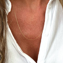 Load image into Gallery viewer, Necklace PALOMA - 18K Gold Thin And Delicate Chain Necklace
