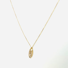 Load image into Gallery viewer, Model LISA 18K Gold Thin Chain Necklace With Amulet Pendant
