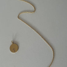 Load image into Gallery viewer, MURIEL Cross Medallion With Chain 18K Gold Engraving On Demand
