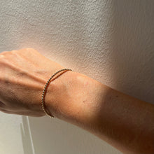 Load image into Gallery viewer, Bracelet Bangle Francoise - Open Bangle Bubble 18K Gold
