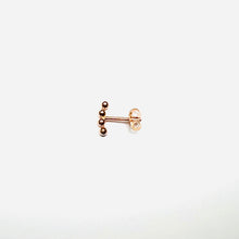 Load image into Gallery viewer, Earrings LUNA - Four Bubble Stud &amp; 18K gold

