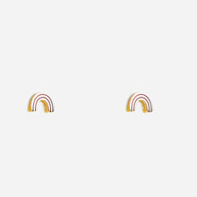 Load image into Gallery viewer, Earrings MILA - Rainbow Stud &amp; 18K gold
