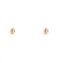 Load image into Gallery viewer, Earrings MONA 18K Gold and Baguette Diamonds Earring
