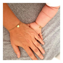 Load image into Gallery viewer, Bracelet DIANE Medal LOVE Engraving on Demand 18K Gold
