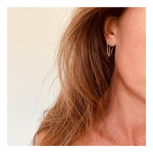 Load image into Gallery viewer, Earrings extension universal pendent &amp; piercing 18K Gold
